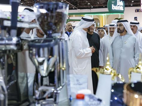 Mohammed Bin Rashid Visits World Of Coffee 2024 Exhibition Emirates