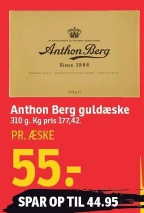 Anthon Berg Guldæske 310 g tilbud hos SPAR