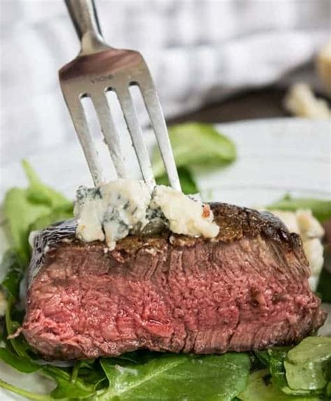 Easy Filet Mignon With Blue Cheese Crumbles The Hungry Waitress