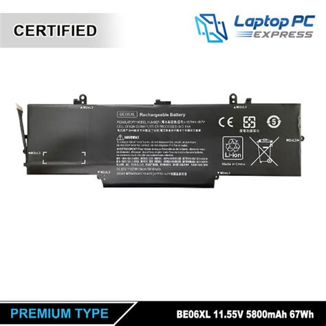 Hp Laptop Battery Be Xl Hstnn Db Y Compatible With Hp Elitebook