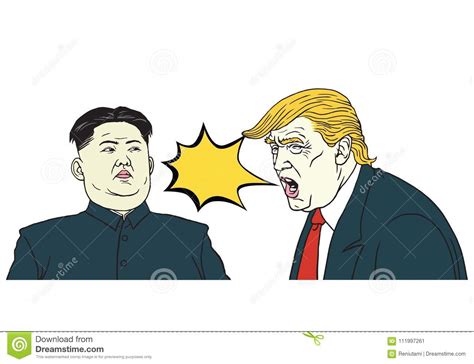 Kim Jong Un Cartoon Vector Illustration April 26 2017 CartoonDealer