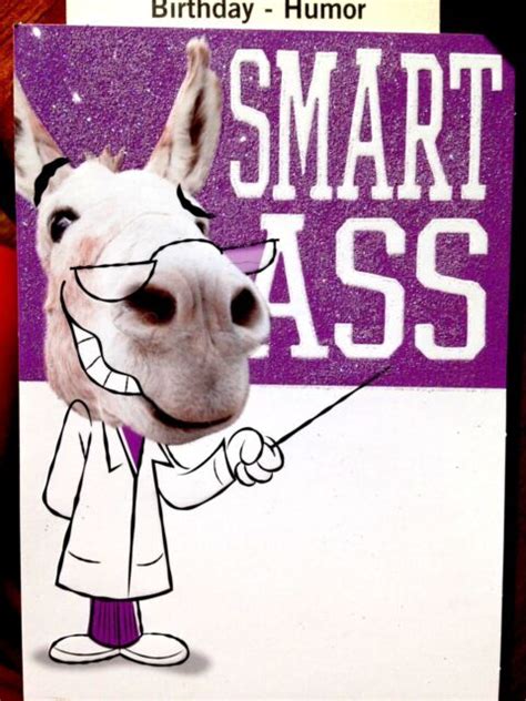 Adult Funny Birthday Card For Friend Mature Language Smart Ass Hallmark S8 Ebay