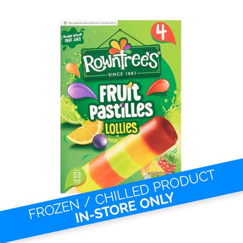 Rowntrees Fruit Pastilles Ice Lollies 4pk Kellys Expat Shopping