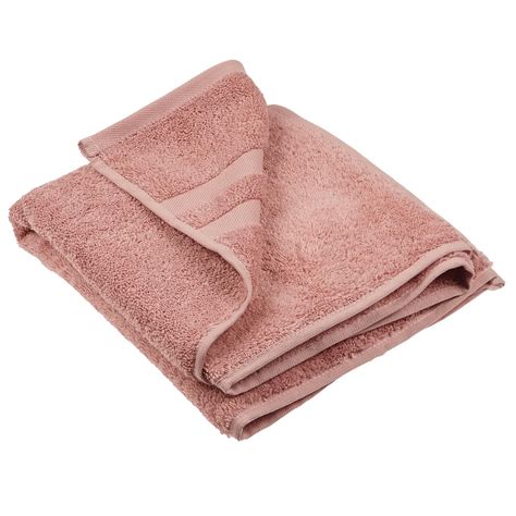 Divante Turkish Cotton Dusky Pink Hand Towel Wilko