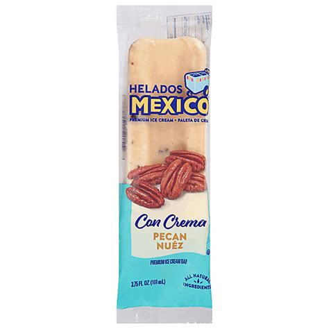 Helados Mexico Ice Cream Bar Premium Pecan Fl Oz Ice Cream