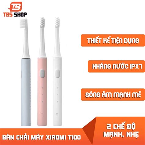 Bàn chải đánh răng thông minh xiaomi mijia t100 chính hãng Bàn trải