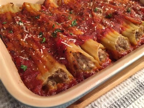 Meat Manicotti Recipe • Delicious Stuffed Pasta Club Foody Club Foody