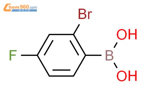 1217501 12 62 溴 4 氟苯硼酸化学式、结构式、分子式、mol 960化工网