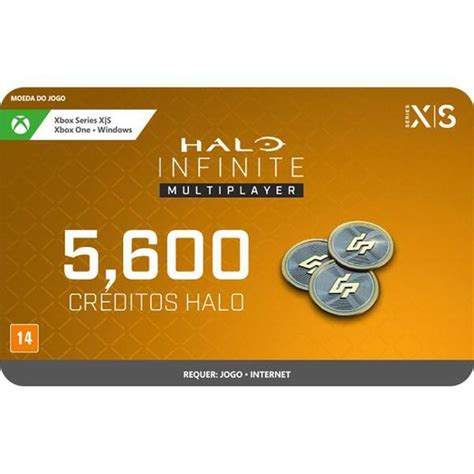 Gift Card Gcmv Halo Credits Microsoft Un Un Softwares Kalunga