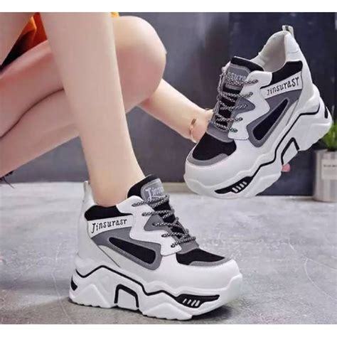 Jual Sepatu Sneakers Wanita Korean Jinsurast Q Sepatu Kasual Wanita