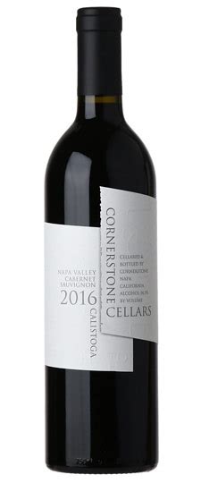 2016 Cornerstone Calistoga Napa Valley Cabernet Sauvignon SKU 1624568