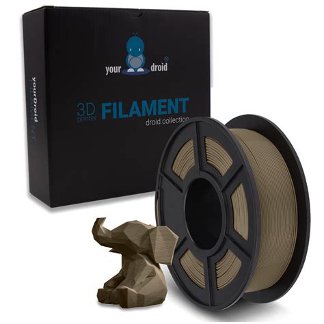 YourDroid PLA Filament Lehm Matt 1 75mm 1kg Roboter Bausatz De