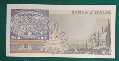 ID 27100 2000 LIRE Duemila BANCA D ITALIA GALILEO GALILEI CCNI