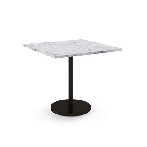 Orbit Restaurant Dining Table Faux Marble Square West Elm