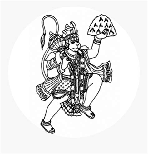 Hanuman Ji Line Art Images Hanuman Murti Hanuman Images Lord Shiva