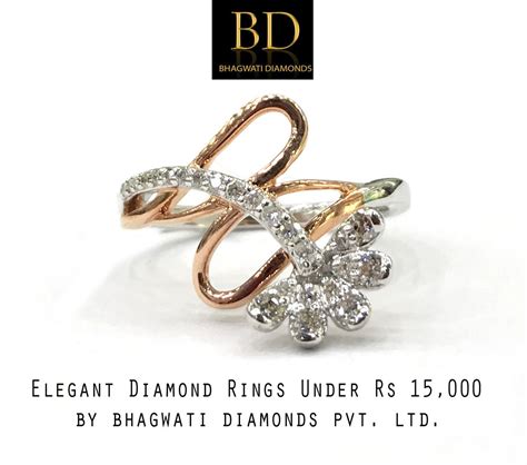 Elegant Diamond Ring By Bhagwati Diamonds Pvt Ltd Diamond Rings Under