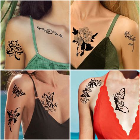 Cerlaza Estilos De Tatuajes Temporales Para Mujeres Adultas