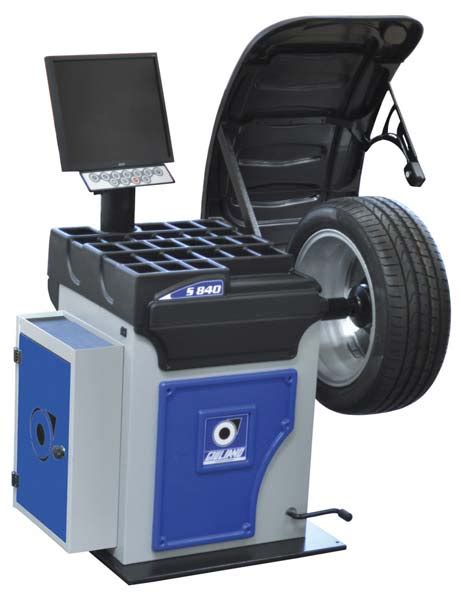 Wheel-balancer S 840 | Digital electronic automatic with video display