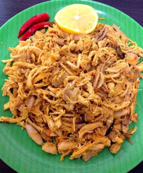 Ayam Pelalah Balinese Shredded Chicken Menu Board