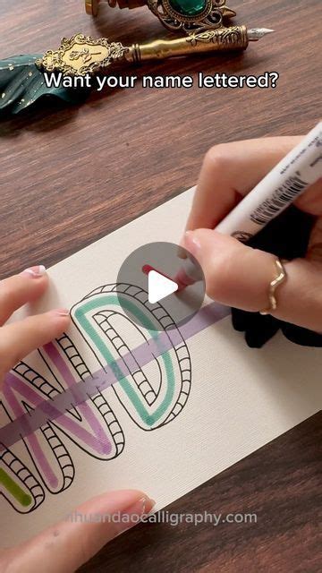 Nhuan Dao Calligraphy Lettering On Instagram Cute Way To Write