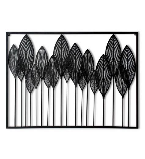 Buy Wrought Iron Decorative In Black Wall Art By Craftter Online