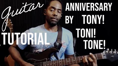 Anniversary by Tony Toni Toné Live guitar tutorial played by Jubu