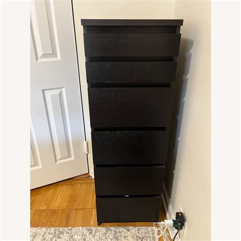 Ikea Malm Drawer Lingerie Chest With Mirror Aptdeco