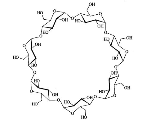 Estructura de la β ciclodextrina Download Scientific Diagram