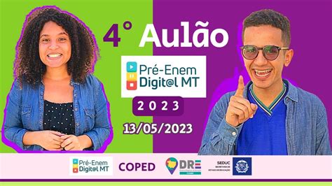 4 Aulão Pré ENEM Digit l 2023 YouTube