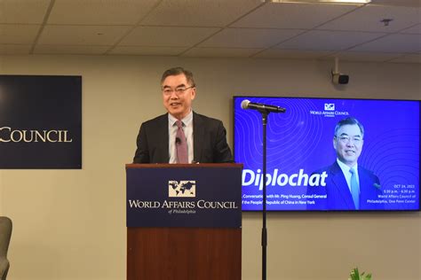 Consul General Huang Ping Attends The Diplochat Of The World Affairs