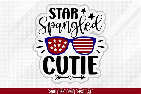 Star Spangled Cutie Graphic By Creativemim2001 Creative Fabrica