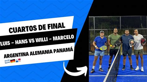 Padel Panamá Costa Verde Cuartos de Final Luis Hans vs Marcelo