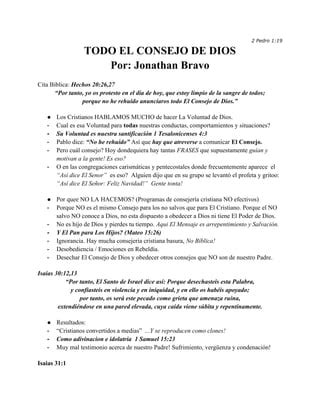 Todo El Consejo De Dios Pdf Descarga Gratuita