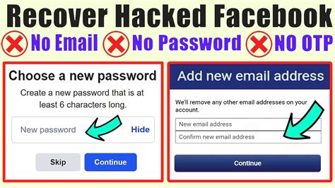 How To Recover Facebook Password Without Email And Phone Number