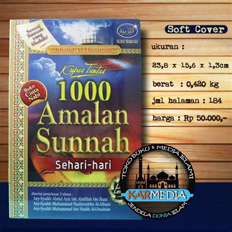 Jual Kekinian Kupas Tuntas Amalan Sunnah Sehari Hari Meia Tarbiyah