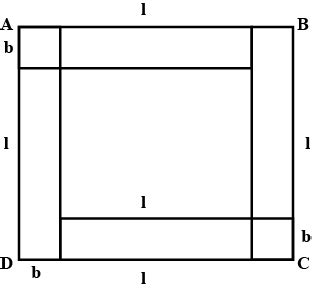 A Large Square Is Made By Arranging A Small Square Surround By Four