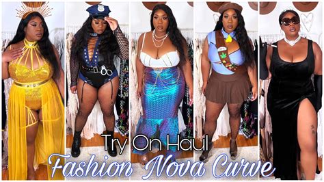 Plus Size Curve Halloween Costume Haul Pt Fashion Nova Curve