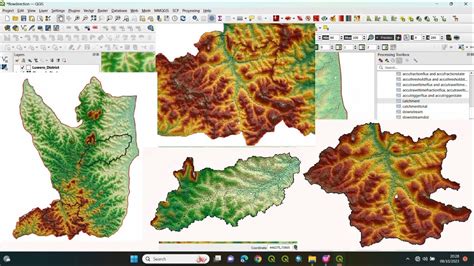 Extract Catchment Watershed Using Two Or More Outlets In Qgis Using