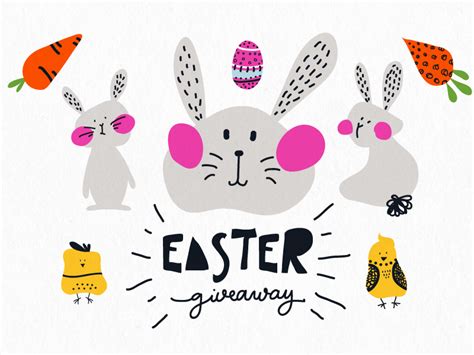 Easter Giveaway | free vectors | UI Download