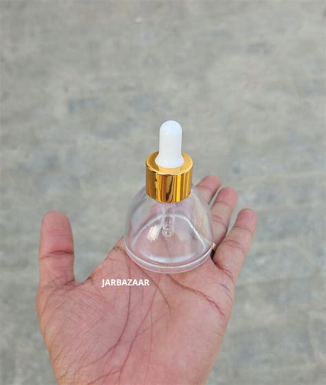 Ml Conical Clear Glass Dropper Bottle Jarbazaar