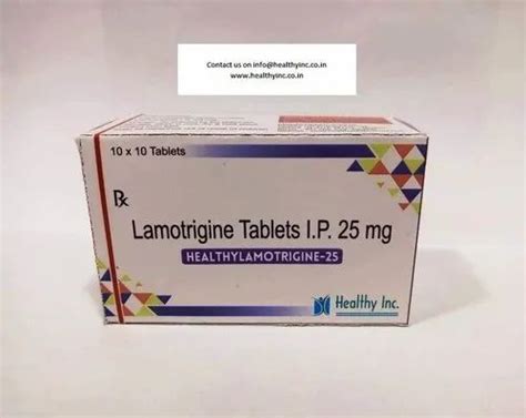 Healthy Lamotrigin 25 Lamotrigine Dispersible Tablet 10 X 10 Tablets Prescription At ₹ 6981