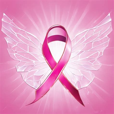 Premium Photo Magic Pink Ribbon Breast Cancer Woman