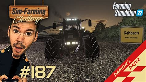 LS22 Sim Farming Challenge Rehbach 187 Smeddi fällt den