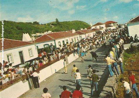 A Ores Azores Terceira Antiga Ilha Terceira Tourada Corda Postal