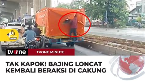 Bajing Loncat Kembali Beraksi Di Cakung Kini Nekat Sobek Terpal