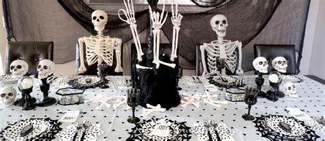 Black and White Halloween Skeleton Party | Fun365