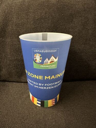 EURO EM 2024 Becher Cup Frankfurt Mainufer Fanzone Deutschland