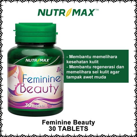 Jual Nutrimax Feminine Beauty Tablets Suplemen Kecantikan Skin Hair