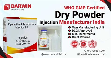 WHO GMP Certified Dry Powder Injection Manufacturers Suppliers India