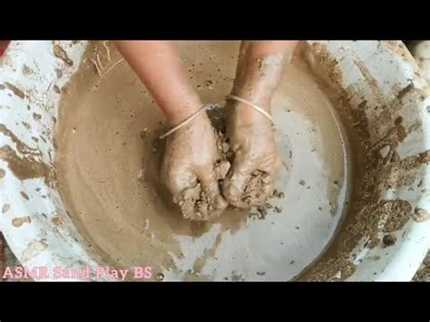 ASMR Homely Sand Full Dipping Crumbling In Water For Dipping Lovers